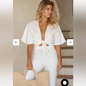 Monday Swimwear Hampton top and pant set